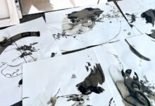 U.S. artist Thomas Little makes ink from guns, paints North Carolina