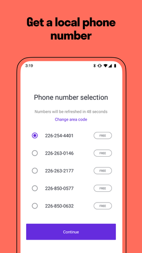 TextNow gives you a free 10-digit number for when you don’t want to give out your real number.