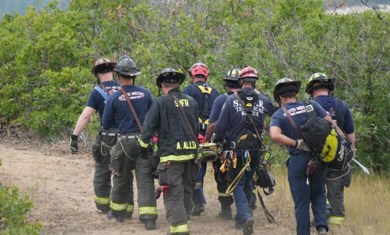 Hiker rescued from Daniels Park in Douglas County after 20-foot fall