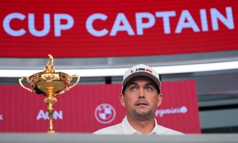 Ryder Cup captain Keegan Bradley leaves himself from the American team